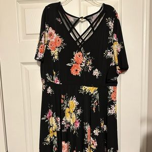 Torrid 3xl floral dress